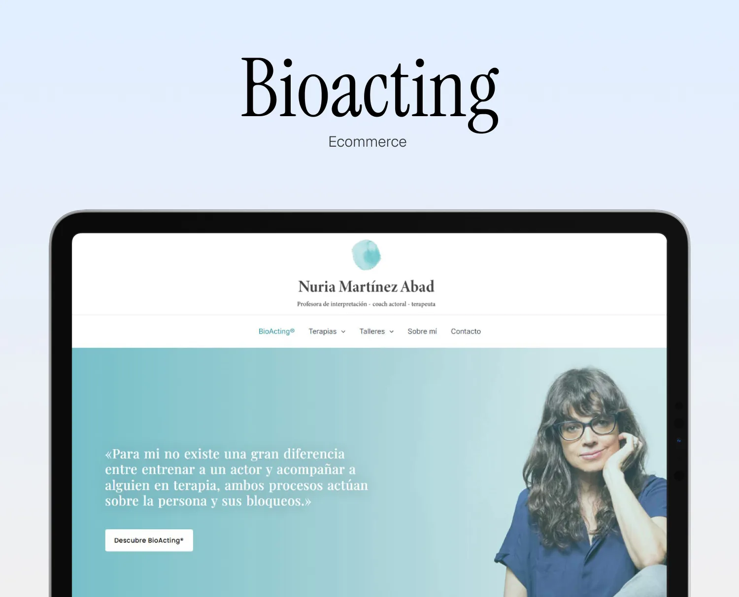 Bioacting website project